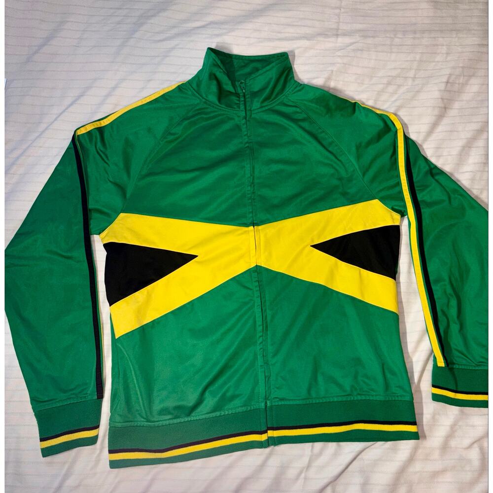 Jamaica Island Tees XXL Green full zip jacket